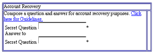 Account recovery