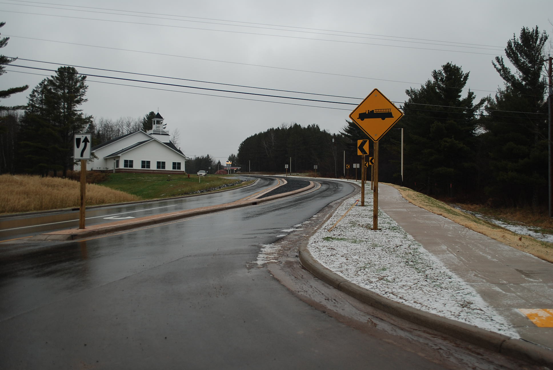 roads and sign