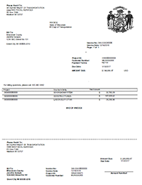 Sample invoice