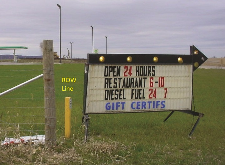 portable message sign