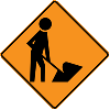 construction zone sign