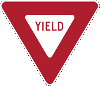 yield sign image