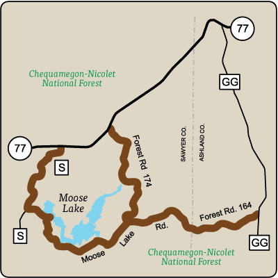 Map of Rustic Road 111