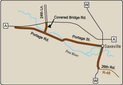 Map of Rustic Road 117