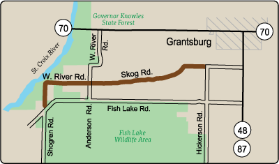 Map of Rustic Road 15