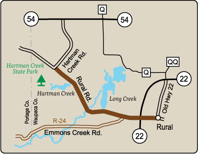 Map of Rustic Road 23