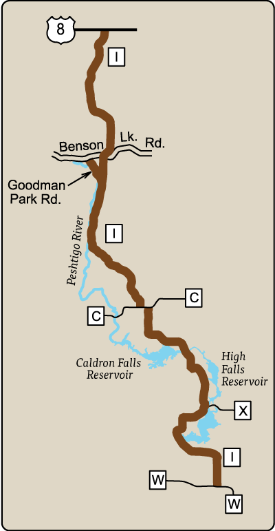 Map of Rustic Road 32