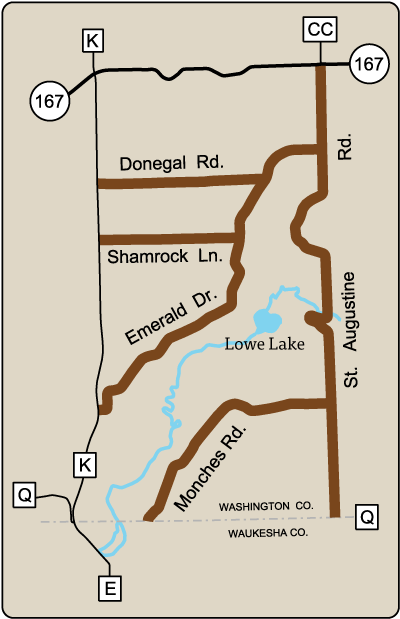 Map of Rustic Road 33