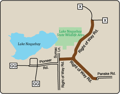 Map of Rustic Road 44