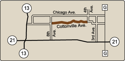 Map of Rustic Road 50