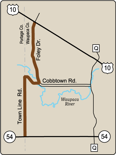 Map of Rustic Road 57