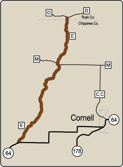 Map of Rustic Road 6