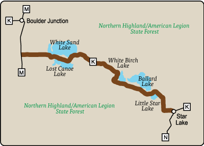 Map of Rustic Road 60