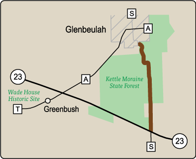 Map of Rustic Road 63