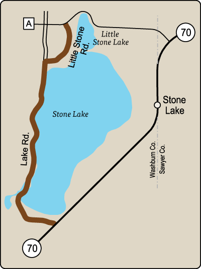 Map of Rustic Road 71