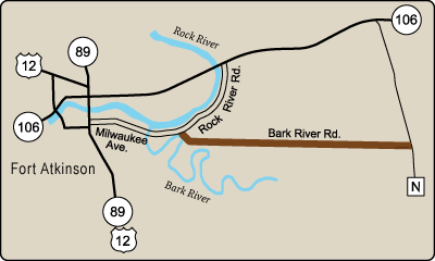 Map of rustic road