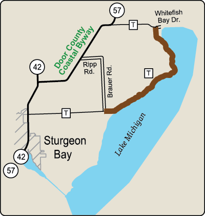 Map of Rustic Road 9